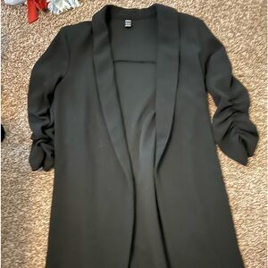 Long black blazer